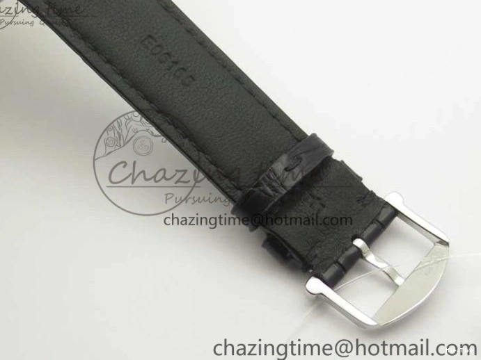 MIROTIME 0520 Portofino Automatic SS MKF 1:1 Best Edition White Dial On Black Leather Strap MIYOTA 9015 V Original 7204